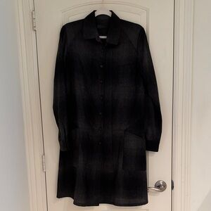 Proenza Schouler Chacoal Grey Long Sleeve Dress 8